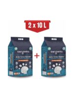 Benpetto  Aktif Karbon Granüllü Topaklanan Kedi Kumu 10 Lt x 2 Adet