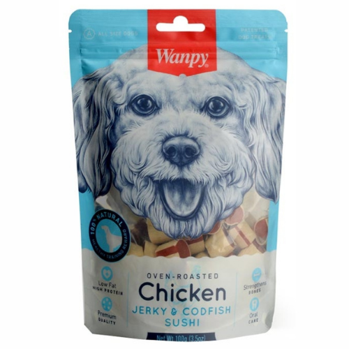 Wanpy Tavuklu&Morina Balıklı 100 gr CC-02 Köpek Ödülü