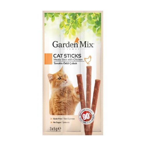 Gardenmix Tavuklu Kedi Stick Ödül 3x5gr