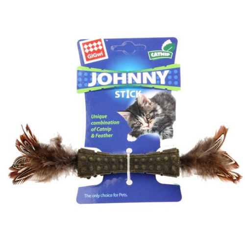 Johnny Stick Catnipli Doğal Kahverengi Çift T