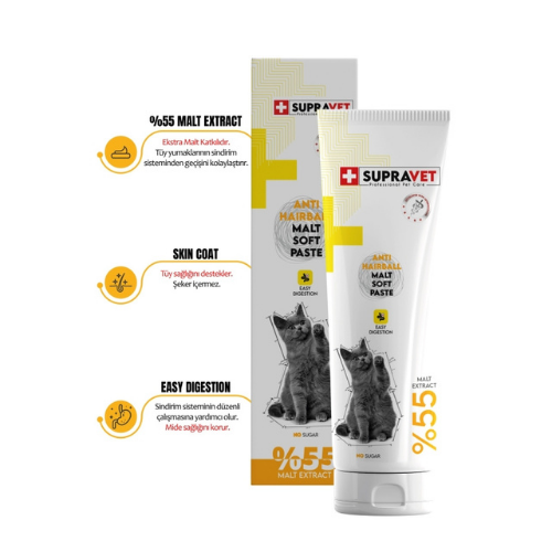 Anti-Hairball Malt Kedi Macunu 100 Gr Tüy Yumağı Engelleyici ( Extra Malt ) SUP005