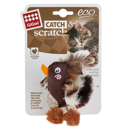 Adsız tasarım-95 Catch&Scratch Ördek Kedi Oyuncağı - Görsel 1