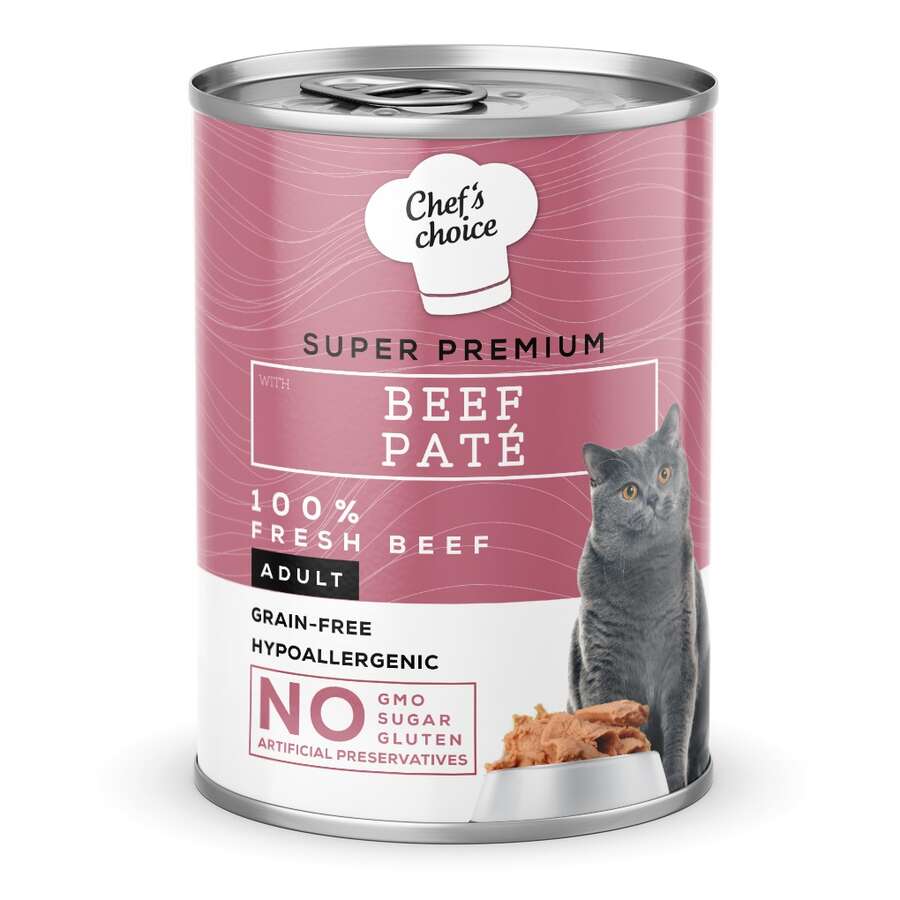 new-chefs-choice-pate-beef-biftekli-tahilsiz-ezme-kedi-yas-mamasi-400-gr-kedi-yas-mamalari-chefs-choice-43096-15-B.jpg New Chefs Choice Pate Beef Biftekli Tahılsız Ezme Kedi Yaş Maması 400 Gr - Görsel 1