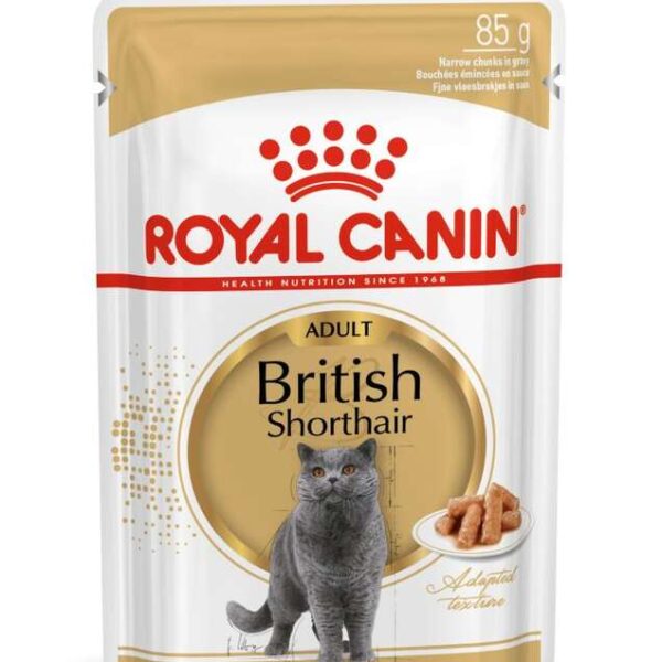 Royal Canin Pouch British Shorthair Irkına Özel Yaş Kedi Maması 85 Gr