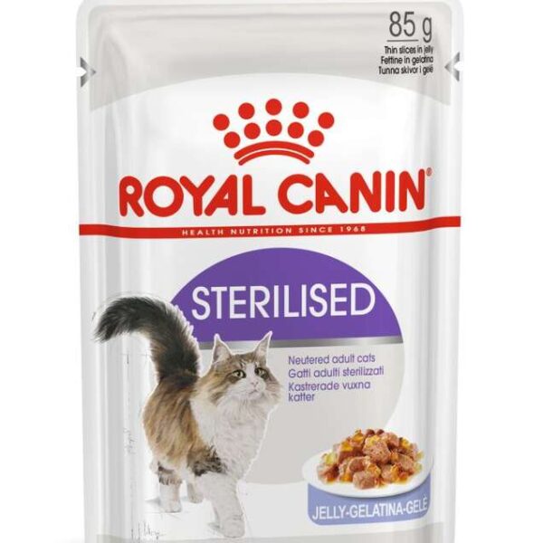 Royal Canin Pouch Jelly Sterilised Kısırlaştırılmış Yaş Kedi Maması 85 Gr