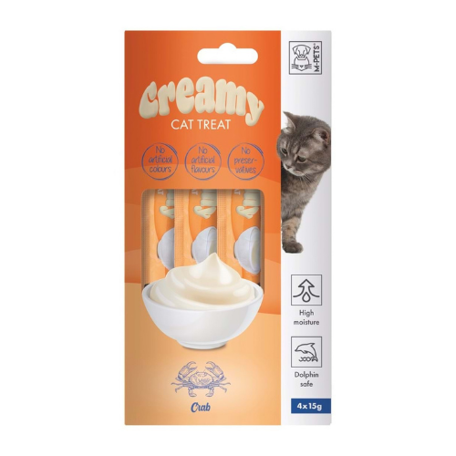 M-PETS CREAMY YENGEÇLİ KEDİ ÖDÜLÜ 4X15GR